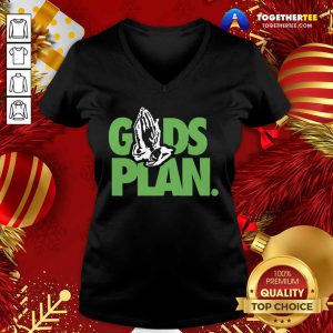 Air Jordan 3 Chlorophyll Drake Gods Plan V-neck - Design By Togethertee.com