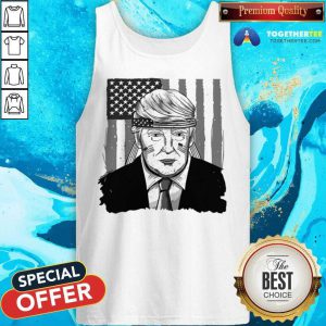America Ribbon Usa Flag Donald Trump 2020 Graphic Tank Top - Design By Togethertee.com