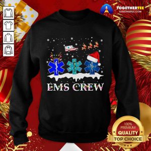 Ems Crew Merry Christmas Sweatshirt - Design By Togethertee.com