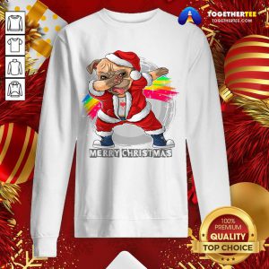 Santa Claus The Cute Pug Sweatshirt - Design By Togethertee.com