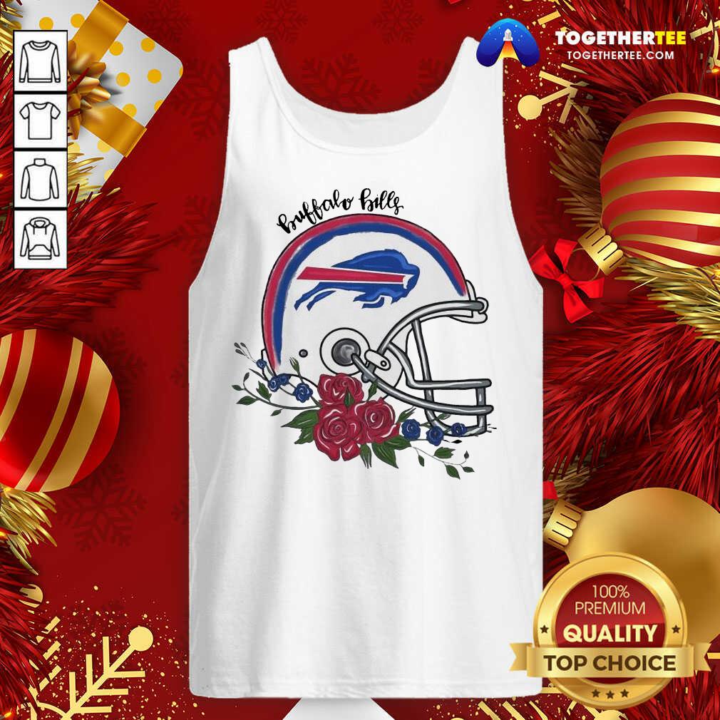 Buffalo Bills Floral Tank Top - Design By Togethertee.com Buffalo Bills Floral Tank Top - Design By Togethertee.com