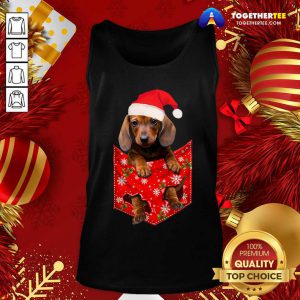 Daschund Santa Christmas 2020 Tank Top - Design By Togethertee.com