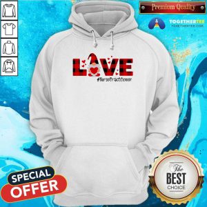 Gnome Love Valentine Nurse Practitioner Hoodie - Design By Togethertee.com