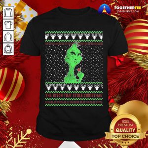 Grinch Covid The Bitch That Stole Ugly Christmas Shirt - Design By Togethertee.com