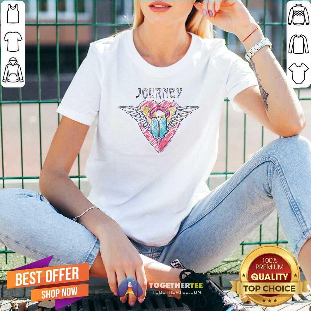 Heart Sketch Journey V-neck - Design By Togethertee.com Heart Sketch Journey V-neck - Design By Togethertee.com