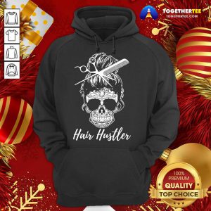 Skull Sugar Girl Hair Hustler Hoodie - Design By Togethertee.com