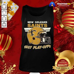 1987 New Orleans Saints Playoffs Vintage Tank Top - Design By Togethertee.com