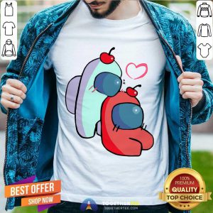 Among Us Game Valentines Day Shirt - Design By Togethertee.com