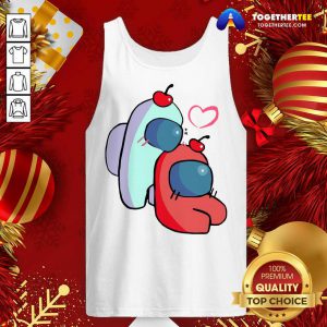 Among Us Game Valentines Day Tank Top - Design By Togethertee.com