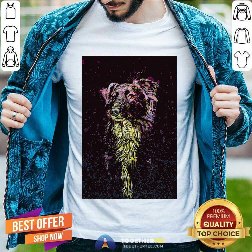 premium-border-collie-color-paint-vertical-shirt Border Collie Color Paint Vertical Shirt - Design By Togethertee.com