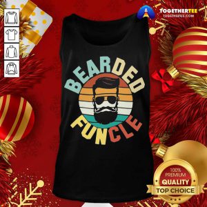 Cool Bearded Funcle Funny Uncle Vintage Retro Tank Top - Design By Togethertee.com