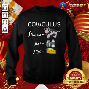 Cowculus Calculus Math Milk Cheese Sweatshirt - Design By Togethertee.com