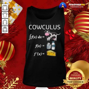 Cowculus Calculus Math Milk Cheese Tank Top - Design By Togethertee.com