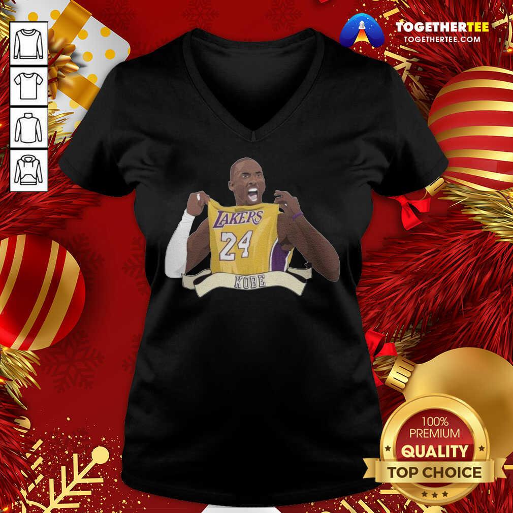 Kobe Bryant 24 Los Angeles Lakers V-neck - Design By Togethertee.com Kobe Bryant 24 Los Angeles Lakers V-neck - Design By Togethertee.com