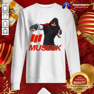 Muselk Punch Red Sweatshirt - Design By Togethertee.com