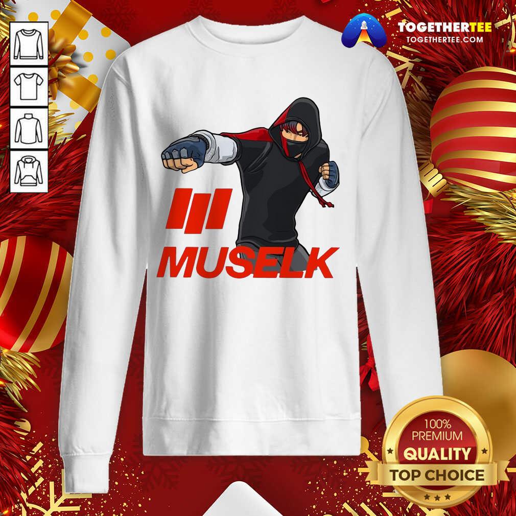 Muselk Punch Red Sweatshirt - Design By Togethertee.com Muselk Punch Red Sweatshirt - Design By Togethertee.com