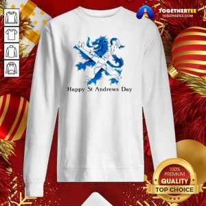 St Andrew's Day Celebration Lion Sweatshirt - Design By Togethertee.com