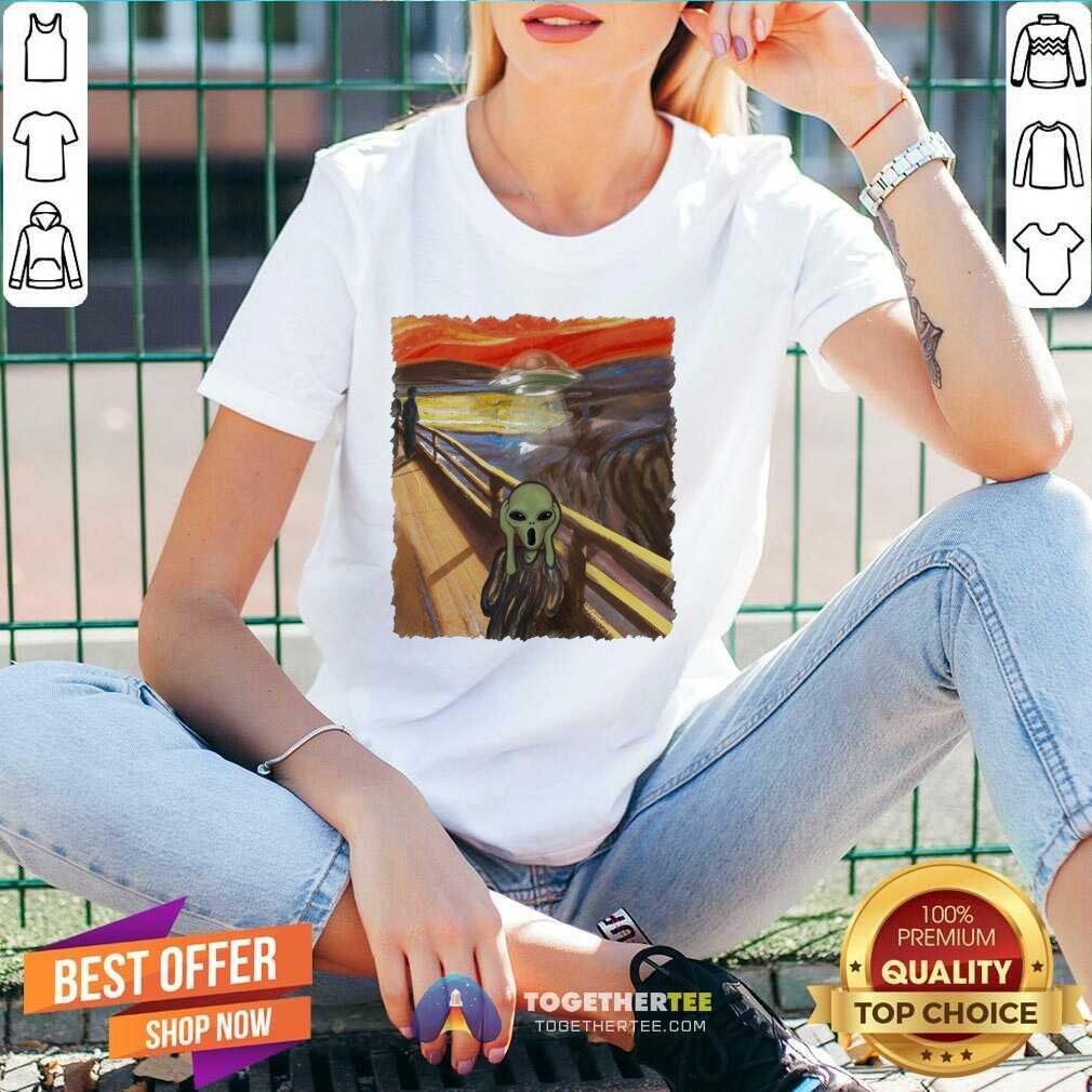 Van Gogh Alien V-neck - Design By Togethertee.com Van Gogh Alien V-neck - Design By Togethertee.com