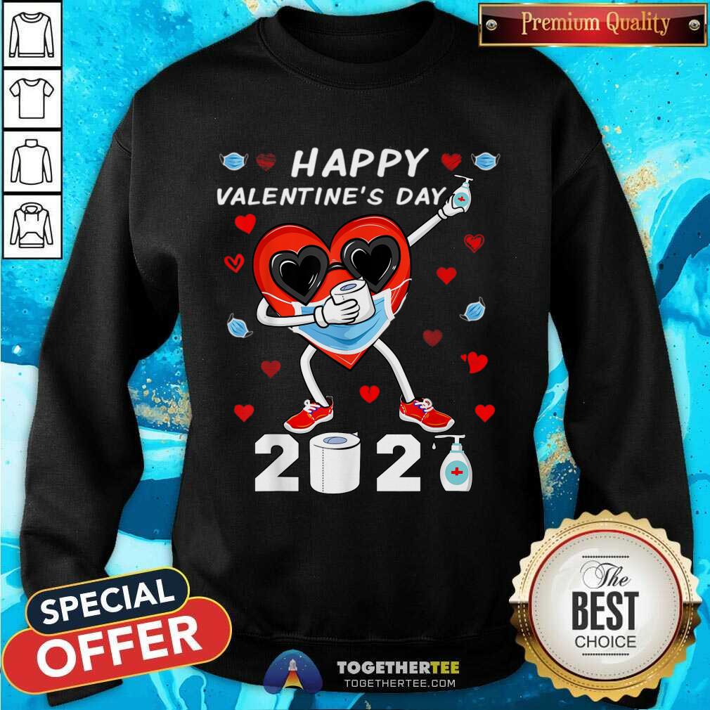 Dabbing Heart In A Mask Happy Valentines Day 2021 Sweatshirt - Design By Togethertee.com Dabbing Heart In A Mask Happy Valentines Day 2021 Sweatshirt - Design By Togethertee.com