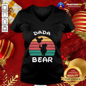 Dada Bear Disney Vintage Retro V-neck - Design By Togethertee.com