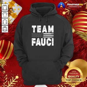 Team Fauci Face Mask American Flag Hoodie - Design By Togethertee.com