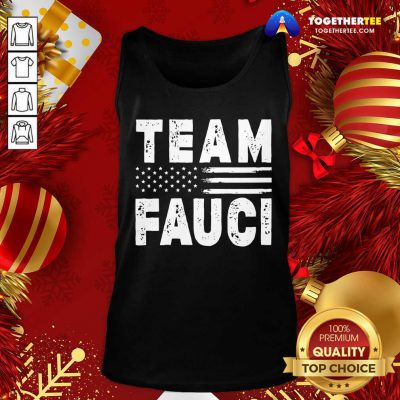 Team Fauci Face Mask American Flag Tank Top - Design By Togethertee.com Team Fauci Face Mask American Flag Tank Top - Design By Togethertee.com