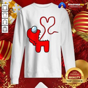 Among Us 2021 Valentines Day Sweatshirt - Design By Togethertee.com