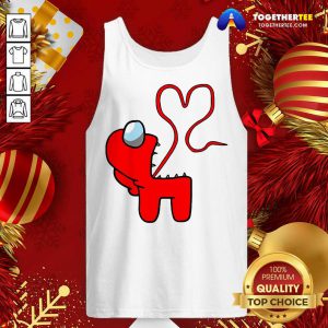 Among Us 2021 Valentines Day Tank Top - Design By Togethertee.com