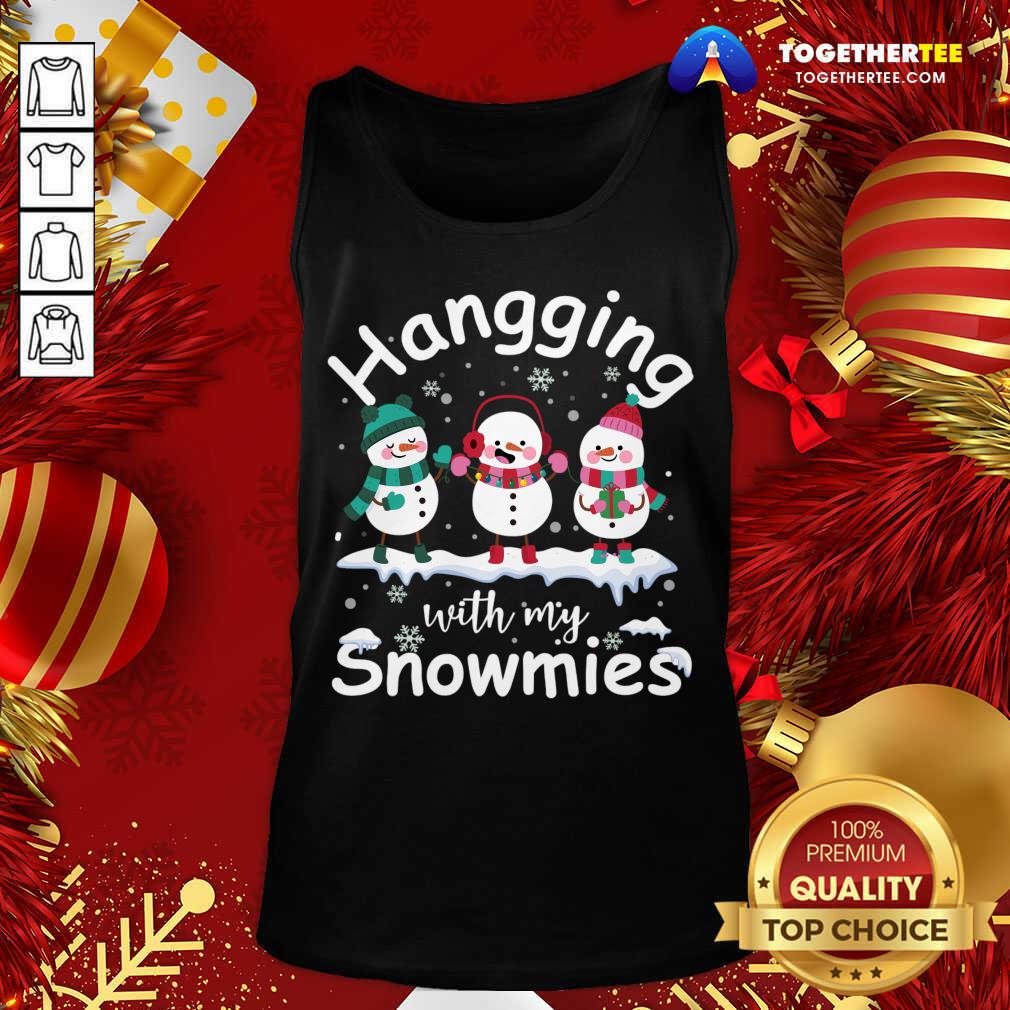 Hanging With My Snowmies Merry Christmas Snowman Xmas Gifts Tank Top - Design By Togethertee.com Hanging With My Snowmies Merry Christmas Snowman Xmas Gifts Tank Top - Design By Togethertee.com