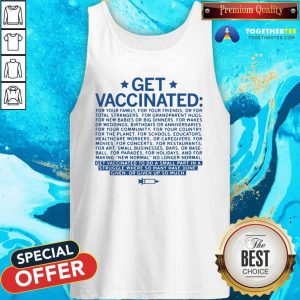 Get Vaccinated Tank Top