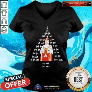 Hamilton King Da Da Da Dat Da Dat You Will Be Boak V-neck - Design By Togethertee.com