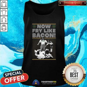 Seniors Now Fry Like Bacon Christmas Tank Top