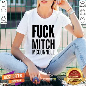 Fuck Mitch Mcconnell V-neck - Design By Togethertee.com