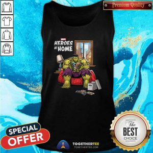Marvel Heroes At Home Hulk Tank Top - Design By Togethertee.com