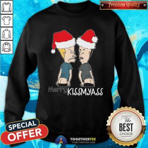 Beavis And ButtHead Merry Kissmyass Christmas Sweatshirt