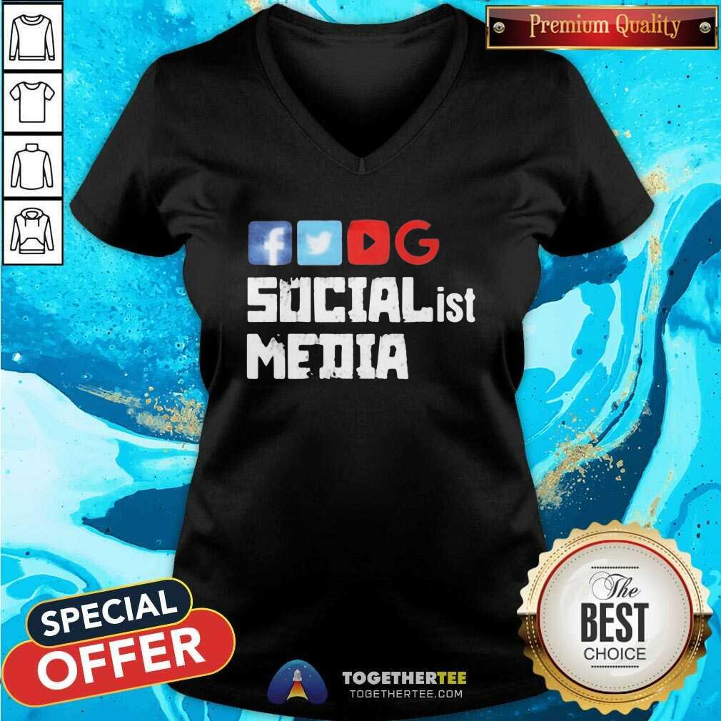 Socialist Media V Neck Socialist Media V Neck