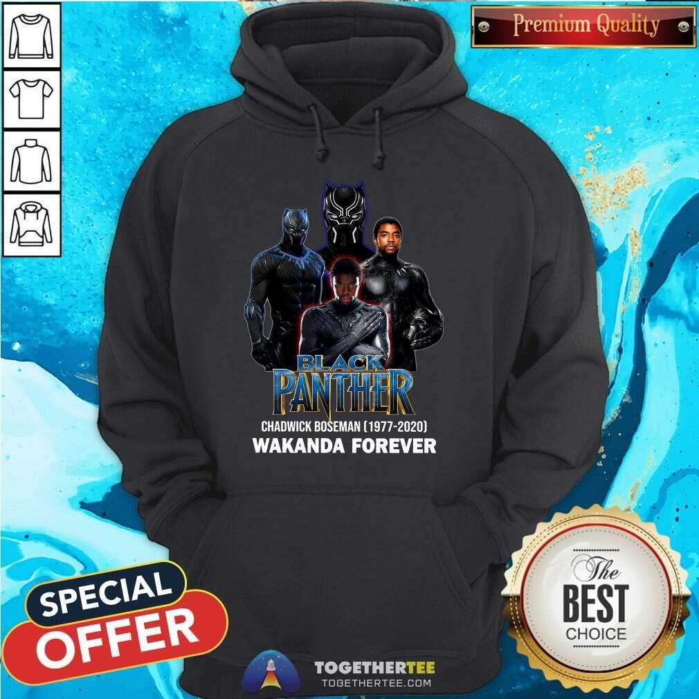 Black Panther Chadwick Boseman 1977 2020 Wakanda Forever Hoodie - Design By Togethertee.com Black Panther Chadwick Boseman 1977 2020 Wakanda Forever Hoodie - Design By Togethertee.com