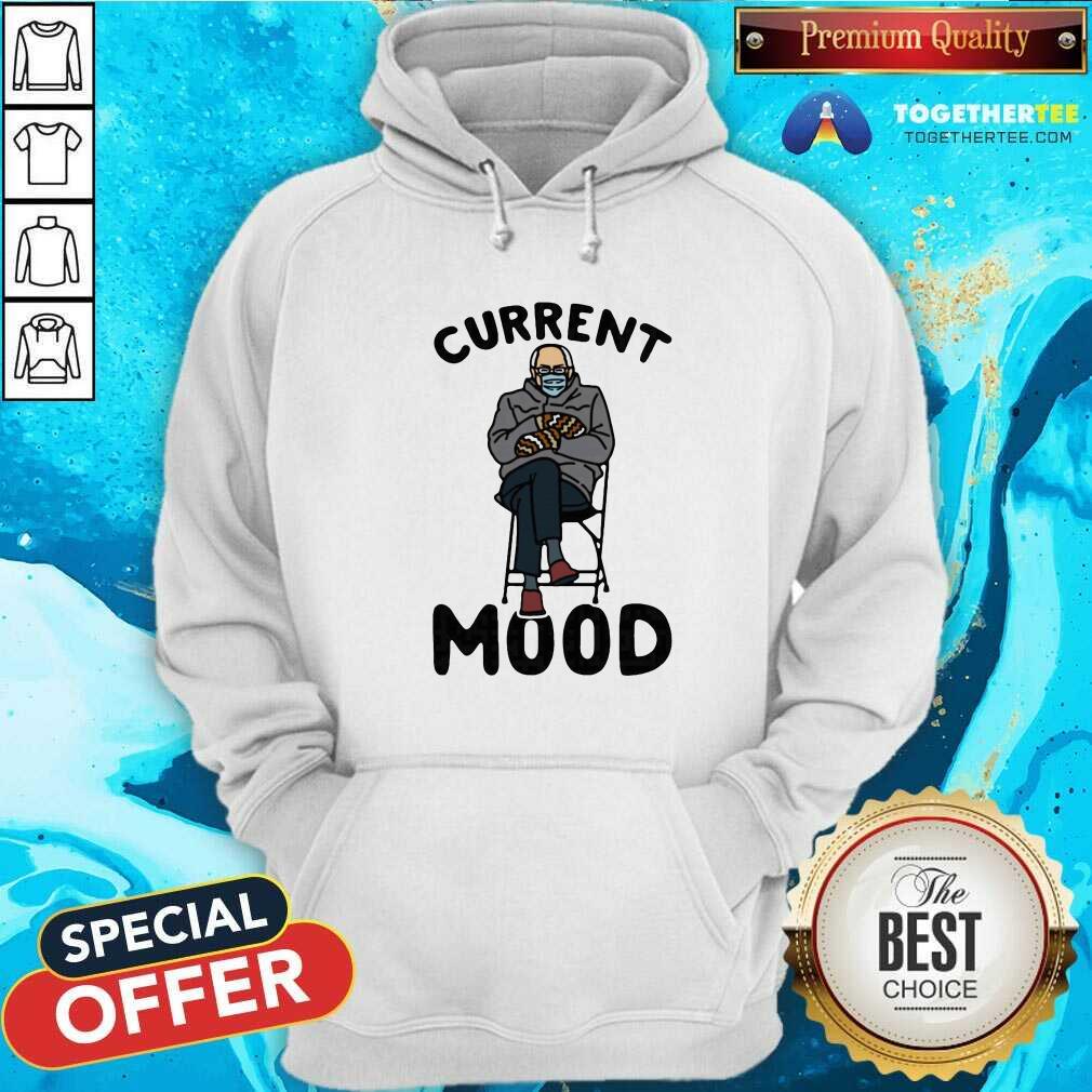 Current Mood Sassy Bernie Sanders White Print T Hoodie