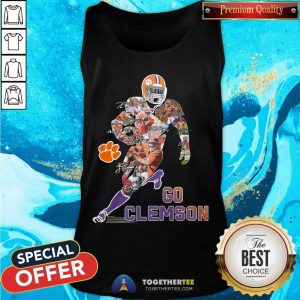 Go Clemson Tigers Football College Signatures Tank Top - Design By Togethertee.com