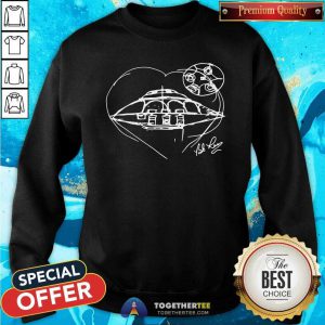 Bob Lazar Uap Sketch Sweatshirt