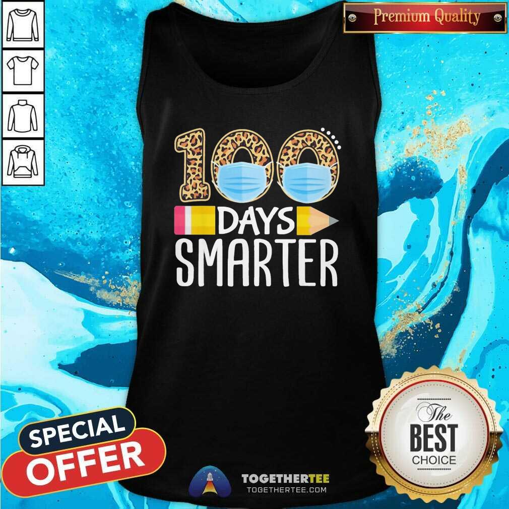 Face Mask 100 Days Smarter 2021 Tank Top Face Mask 100 Days Smarter 2021 Tank Top