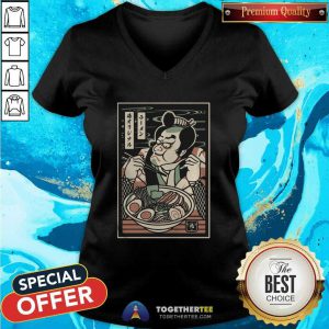 Ramen Samurai V-neck