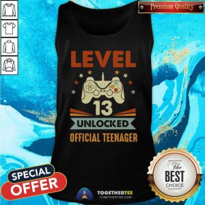 Level 13 Unlocked Official Teenager Tank Top