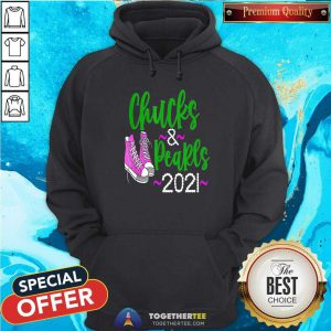 Kamala Harris Chucks And Pearls 2021 Hoodie