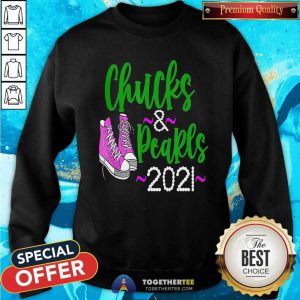 Kamala Harris Chucks And Pearls 2021 Sweatshirt