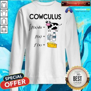 Cowculus Calculus Math Milk Cheese Sweatshirt