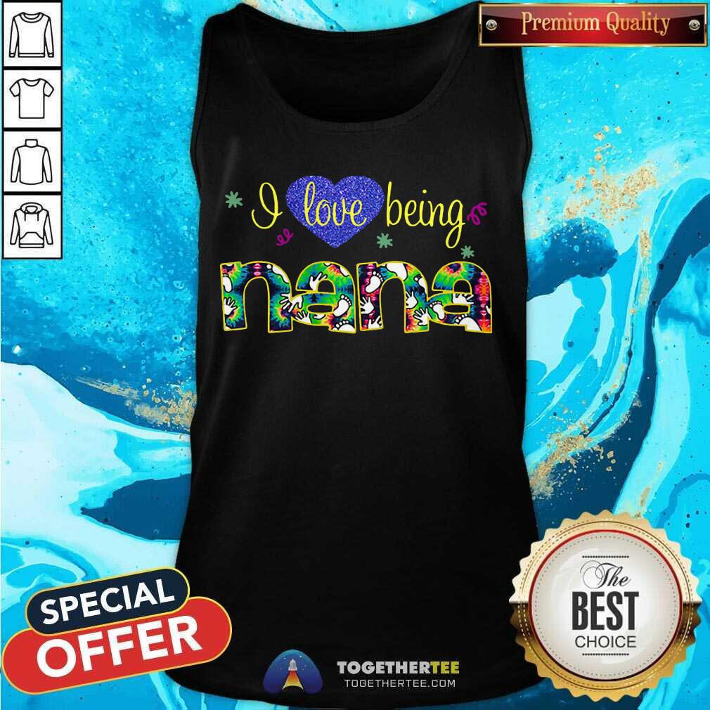 Heart I Love Being Nana Tank Top - Design By Togethertee.com Heart I Love Being Nana Tank Top - Design By Togethertee.com