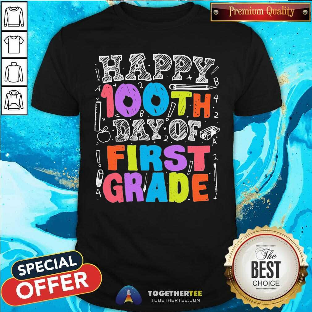 Pretty Happy 100th Day Of First Grade Math 2021 Shirt Happy 100th Day Of First Grade Math 2021 Shirt