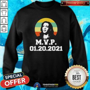 Kamala Harris MVP 01 20 2021 Vintage Sunset Sweatshirt