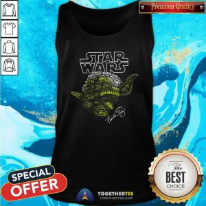 Yoda Star Wars Force This Is Just The Beginning Signature Tank Top